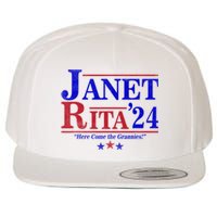 Janet And Rita 2024 Here Come The Grannies Wool Snapback Cap