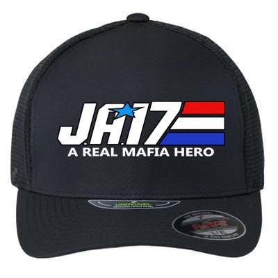 Ja17 A Real Mafia Hero Flexfit Unipanel Trucker Cap