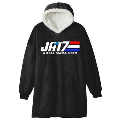 Ja17 A Real Mafia Hero Hooded Wearable Blanket
