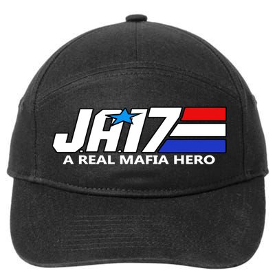 Ja17 A Real Mafia Hero 7-Panel Snapback Hat