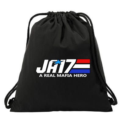 Ja17 A Real Mafia Hero Drawstring Bag