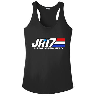 Ja17 A Real Mafia Hero Ladies PosiCharge Competitor Racerback Tank