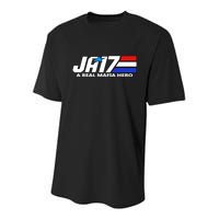 Ja17 A Real Mafia Hero Youth Performance Sprint T-Shirt