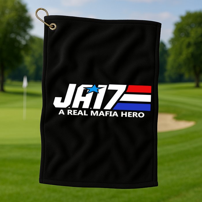 Ja17 A Real Mafia Hero Golf Towel