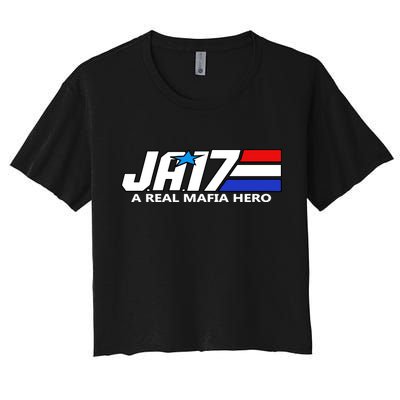 Ja17 A Real Mafia Hero Crop Top