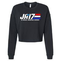 Ja17 A Real Mafia Hero Cropped Pullover Crew