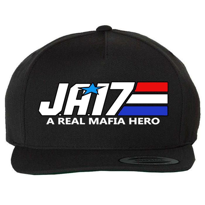 Ja17 A Real Mafia Hero Wool Snapback Cap