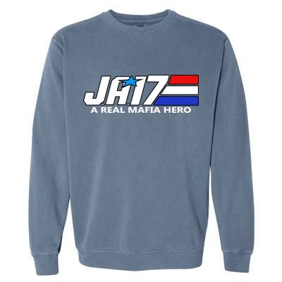 Ja17 A Real Mafia Hero Garment-Dyed Sweatshirt
