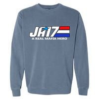 Ja17 A Real Mafia Hero Garment-Dyed Sweatshirt