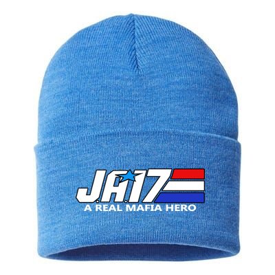 Ja17 A Real Mafia Hero Sustainable Knit Beanie