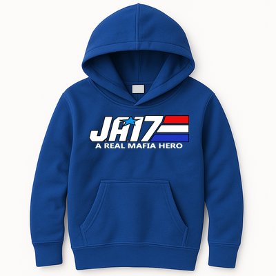 Ja17 A Real Mafia Hero Kids Hoodie