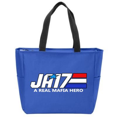 Ja17 A Real Mafia Hero Zip Tote Bag