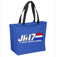 Ja17 A Real Mafia Hero Zip Tote Bag