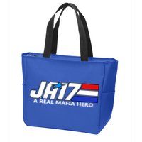 Ja17 A Real Mafia Hero Zip Tote Bag