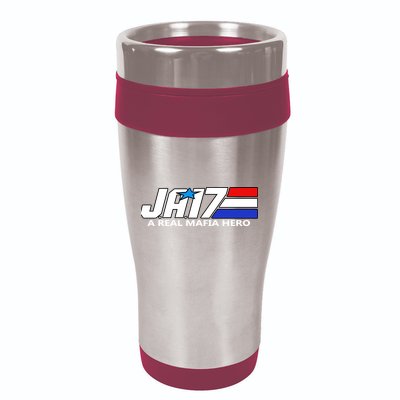 Ja17 A Real Mafia Hero 16oz Travel Tumbler