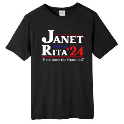 Janet And Rita 2024 Here Come The Grannies President Tall Fusion ChromaSoft Performance T-Shirt