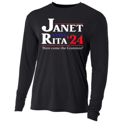 Janet And Rita 2024 Here Come The Grannies President Cooling Performance Long Sleeve Crew