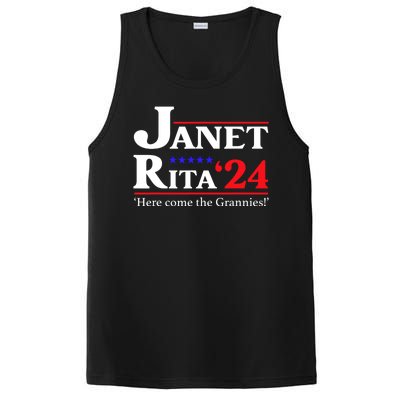 Janet And Rita 2024 Here Come The Grannies President PosiCharge Competitor Tank