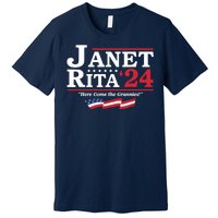 Janet And Rita For President 2024 Here Come The Grannies 24 Premium T-Shirt