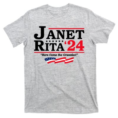 Janet And Rita For President 2024 Here Come The Grannies 24s T-Shirt