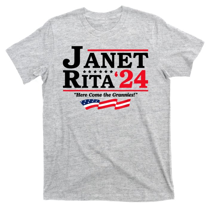 Janet And Rita For President 2024 Here Come The Grannies 24s T-Shirt