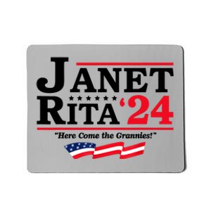 Janet And Rita For President 2024 Here Come The Grannies 24s Mousepad