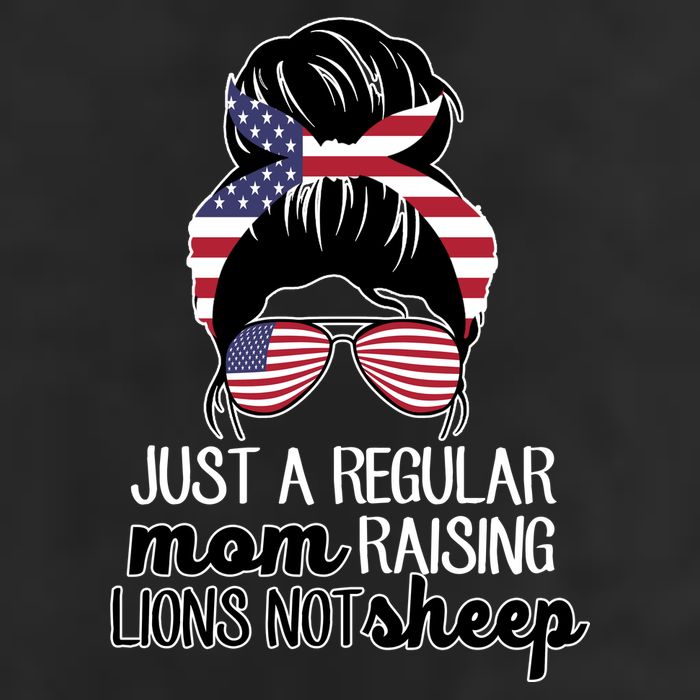 Just A Regular Mom Raising Lions Not Sheep Cool Comfort Performance Bucket Hat