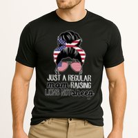 Just A Regular Mom Raising Lions Not Sheep Cooling Performance Crew T-Shirt