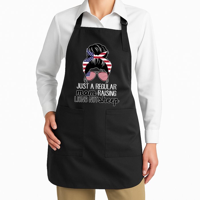 Just A Regular Mom Raising Lions Not Sheep Apron