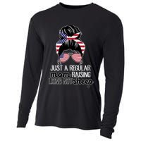 Just A Regular Mom Raising Lions Not Sheep Cooling Performance Long Sleeve Crew