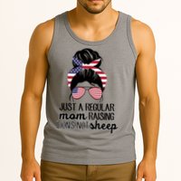 Just A Regular Mom Raising Lions Not Sheep Tank Top