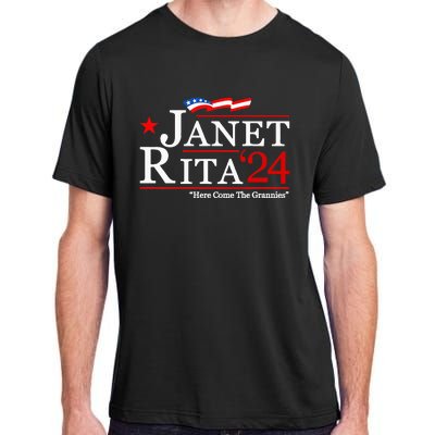 Janet And Rita For President 2024 Adult ChromaSoft Performance T-Shirt