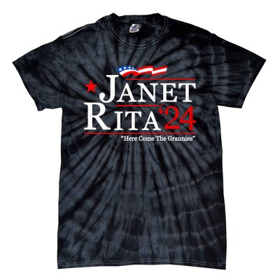 Janet And Rita For President 2024 Tie-Dye T-Shirt