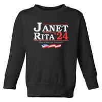 Janet And Rita 2024 Here Come The Grannies Toddler Sweatshirt