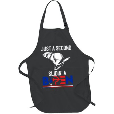 Just A Second Slidin' A Biden Apron