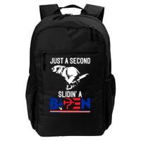 Just A Second Slidin' A Biden Backpack