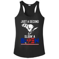 Just A Second Slidin' A Biden Ladies PosiCharge Competitor Racerback Tank