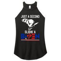 Just A Second Slidin' A Biden Women's Perfect Tri Rocker Tank