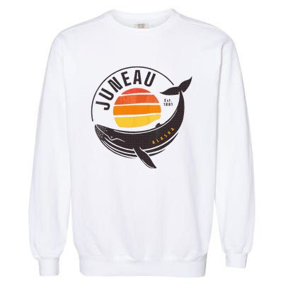 Juneau Alaska Souvenir Garment-Dyed Sweatshirt