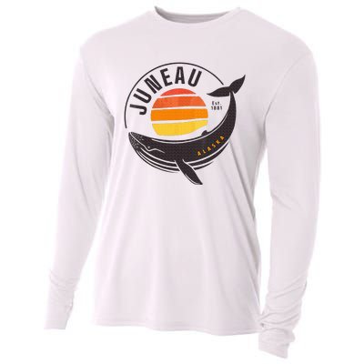 Juneau Alaska Souvenir Cooling Performance Long Sleeve Crew