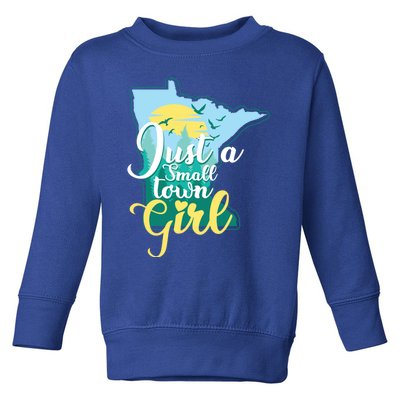 Just A Small Town Minnesota Gift Toddler Sweatshirt