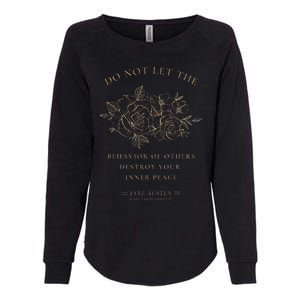 Jane Austen Sense and Sensibility Bookish Womens California Wash Sweatshirt