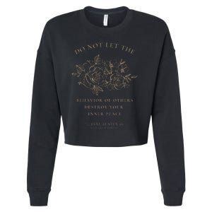 Jane Austen Sense and Sensibility Bookish Cropped Pullover Crew