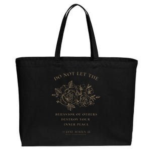 Jane Austen Sense and Sensibility Bookish Cotton Canvas Jumbo Tote