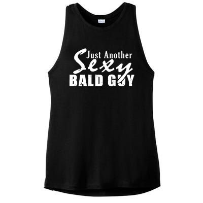 Just Another Sexy Bald Guy Ladies PosiCharge Tri-Blend Wicking Tank