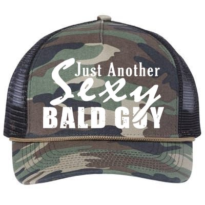 Just Another Sexy Bald Guy Retro Rope Trucker Hat Cap