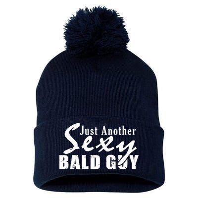 Just Another Sexy Bald Guy Pom Pom 12in Knit Beanie