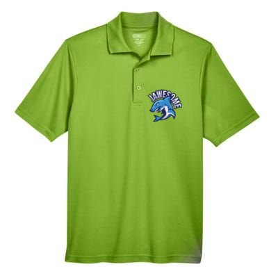 JaweSome Angry Shark Men's Origin Performance Pique Polo