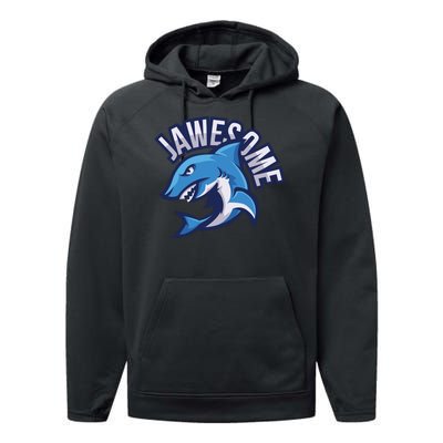 JaweSome Angry Shark Performance Fleece Hoodie