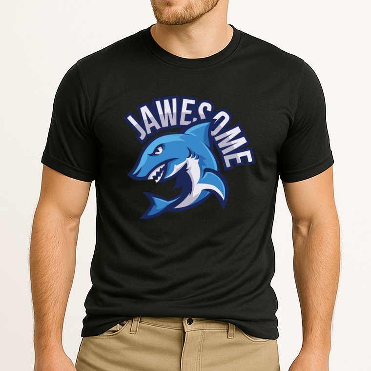 JaweSome Angry Shark Performance Shirt